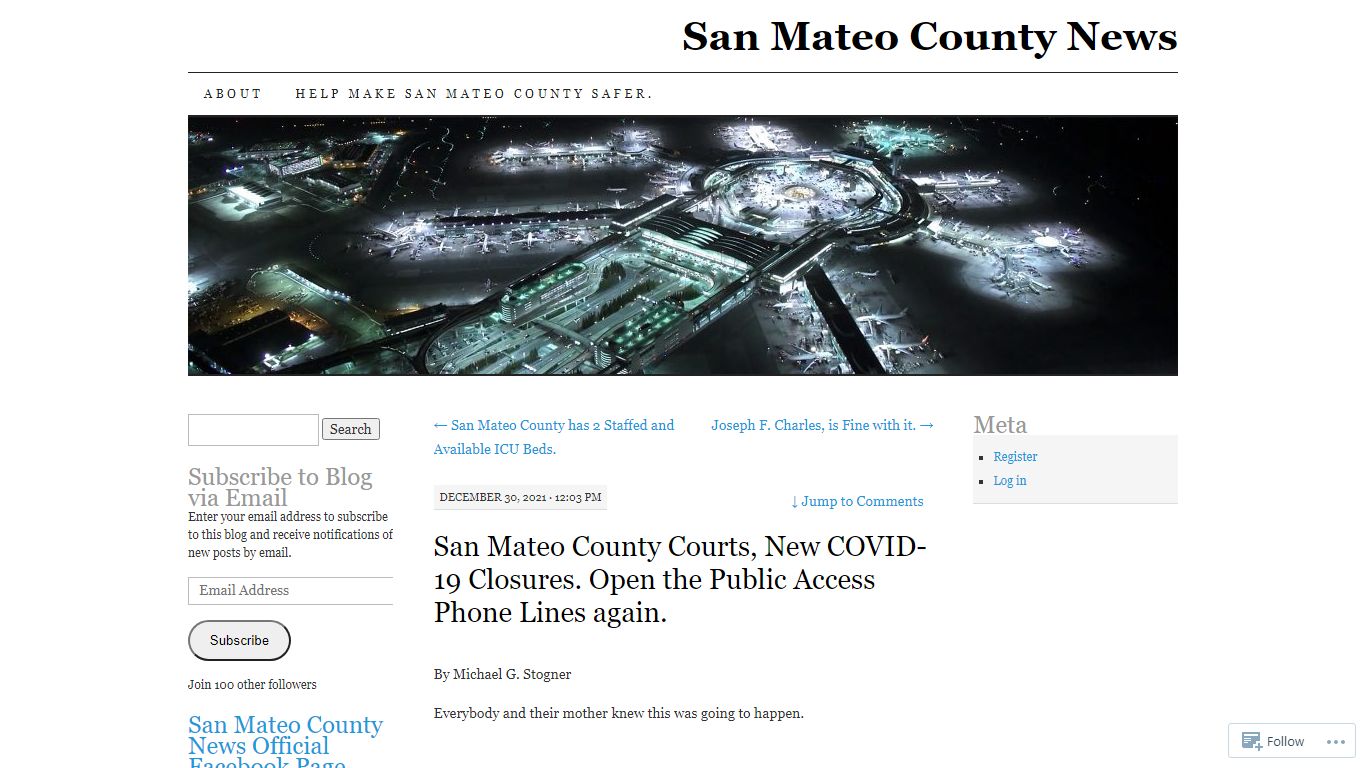 San Mateo County Courts, New COVID-19 Closures. Open the Public Access ...